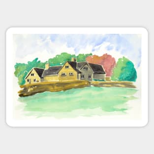 Derbyshire Farmhouse Sticker